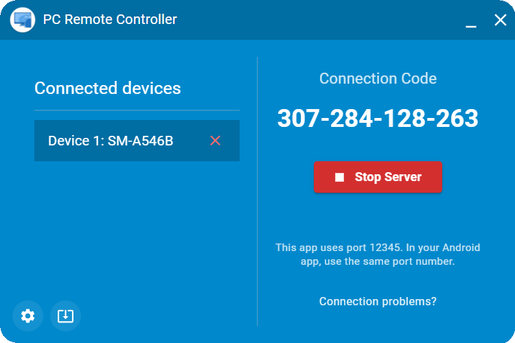 Windows desktop app screenshot